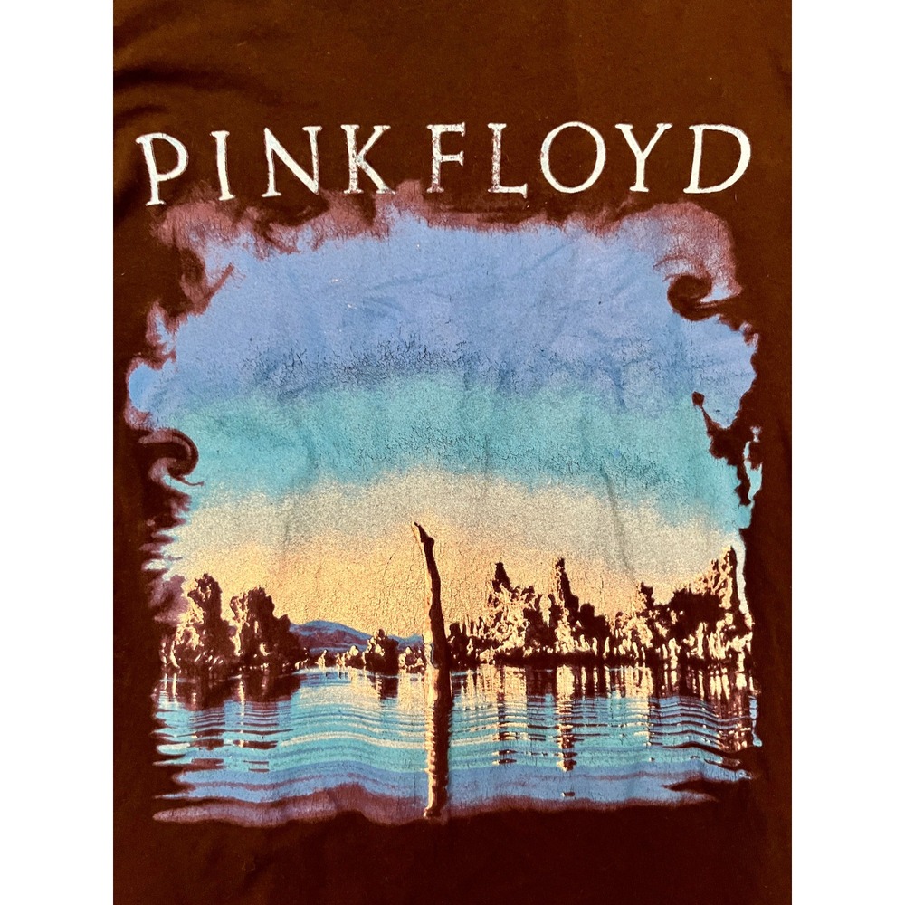 Lucky Brand Shirt Mens L Black Pink Floyd Wish You Were Here Long Sleeve Tee